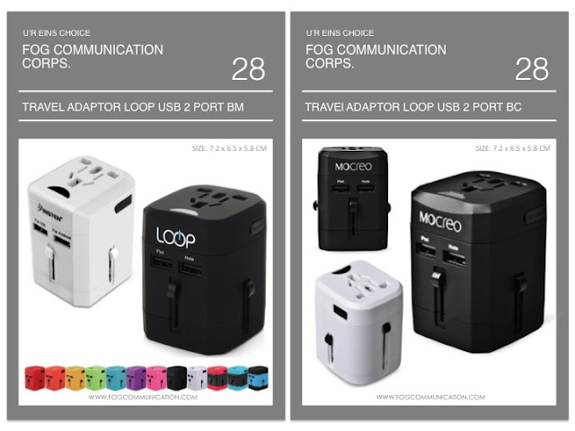 Souvenir Promosi Travel Adapter