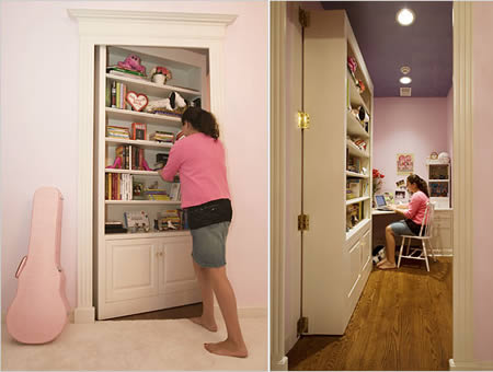 how to make a hidden door bookcase