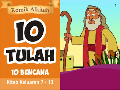 Komik Alkitab Anak: 10 Tulah