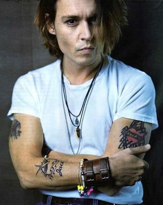 the Johnny Depp Tattoos,