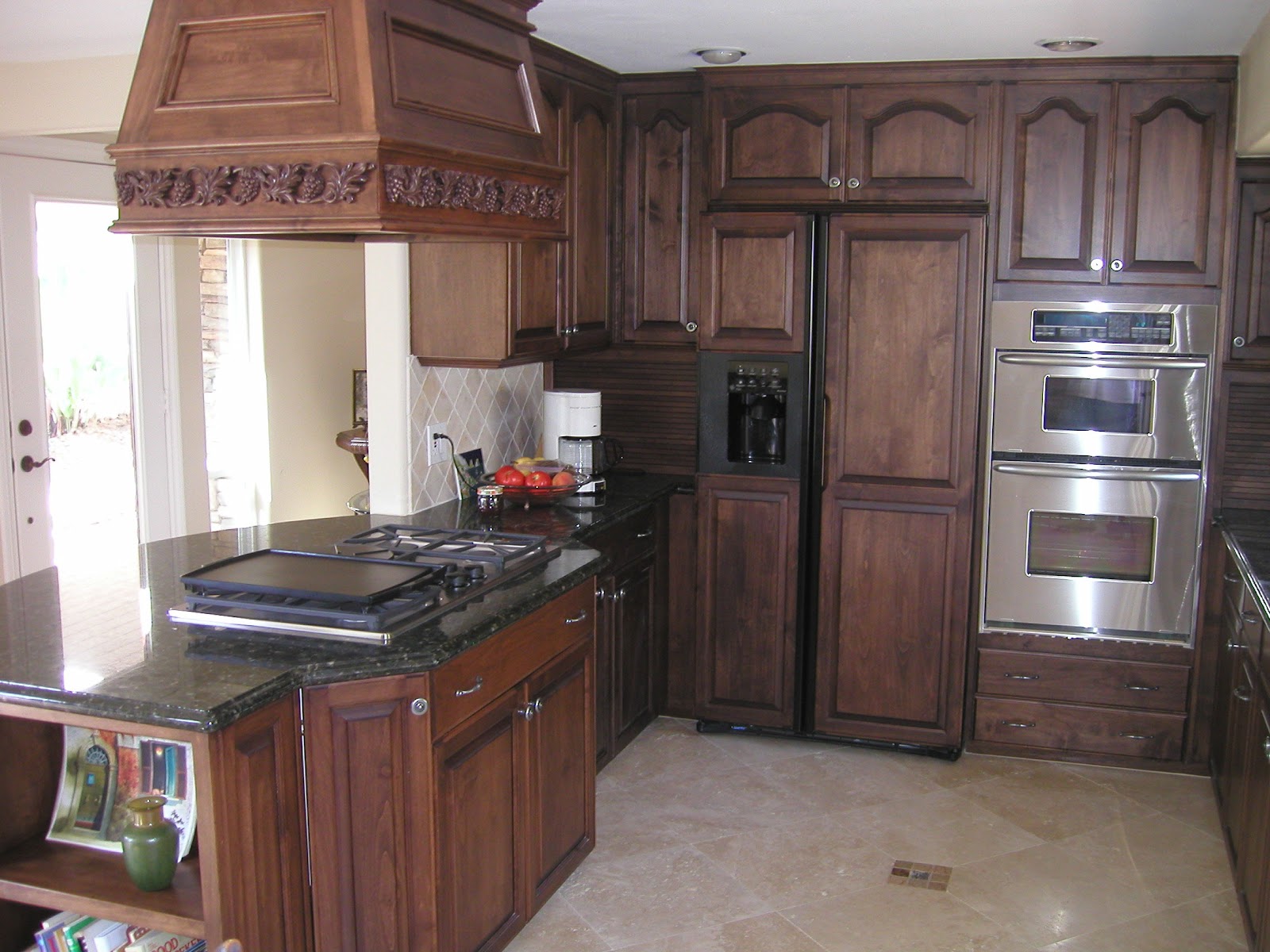 HOME DESIGN IDEAS: Oak Kitchen Cabinets Design Ideas