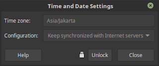 Setting Time and Date di Linux Mint