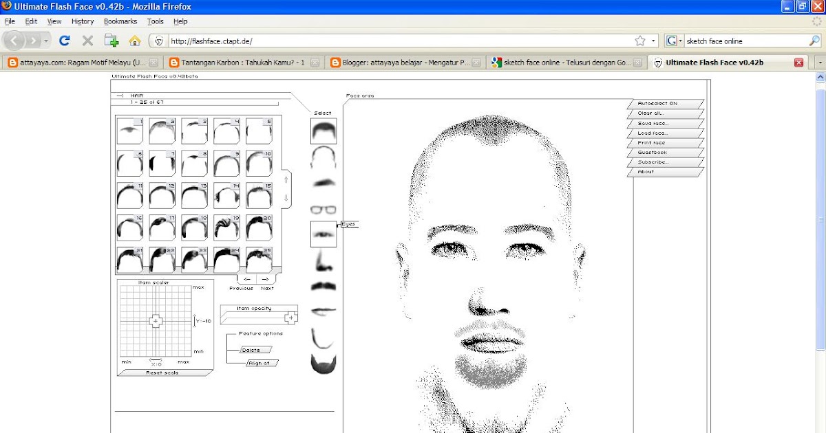 Menggambar Sketsa Wajah Draw Face