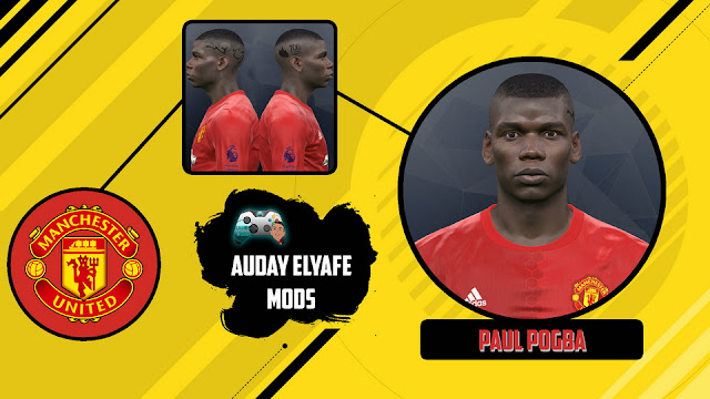 PES 2017 Paul Pogba Face by Auday Elyafe