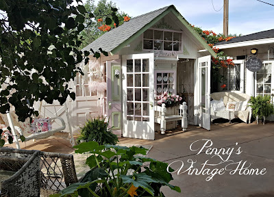  gorgeous tea room made from old windows and doors