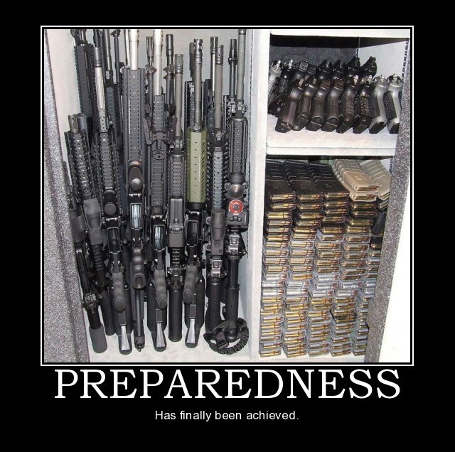 Get a gunsafe. Fix it permanently in place. Fill it with 