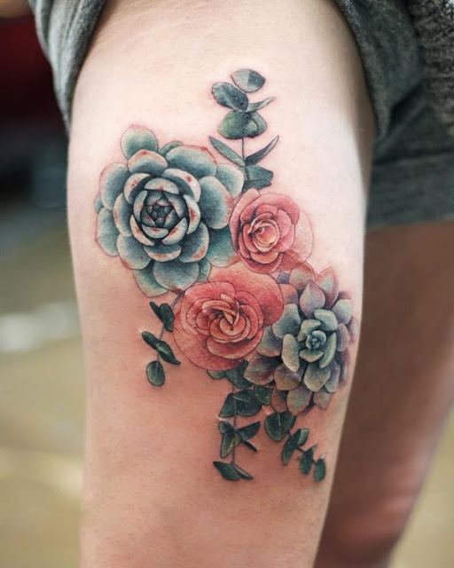 Tatuagem de flor - 86 ideias para se inspirar