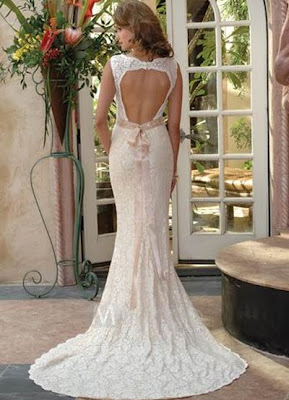 Lace wedding dress