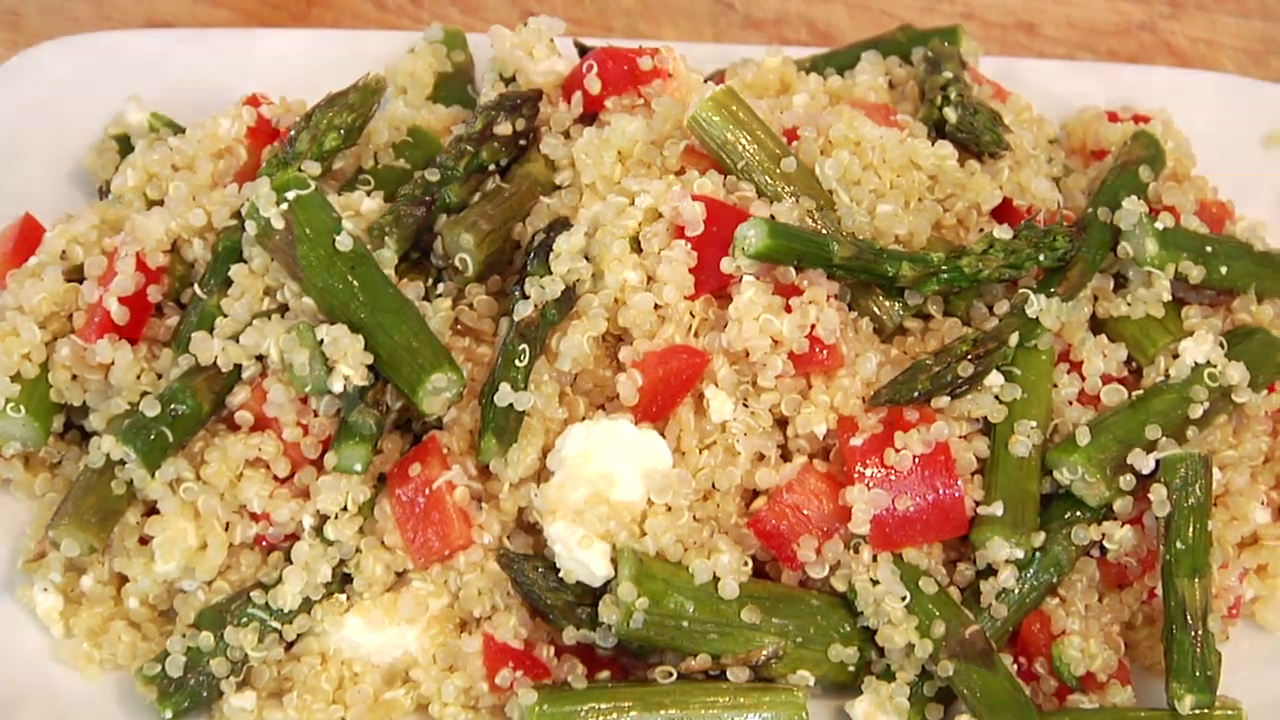 how to make asparagus salad with feta cheese deliceous