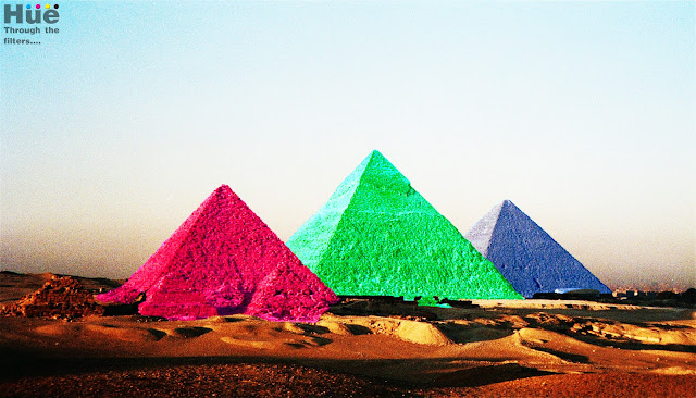 Colored pyramids