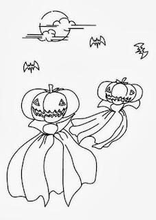 Halloween Ghosts for Coloring, part 2