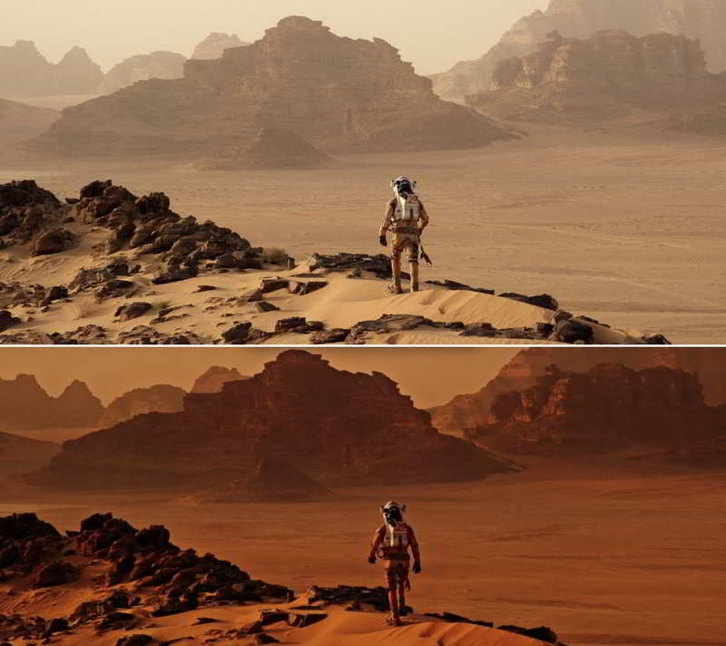 Where was The Martian filmed