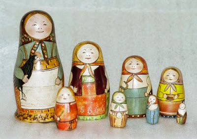 Matrioska, a Rusian nesting doll