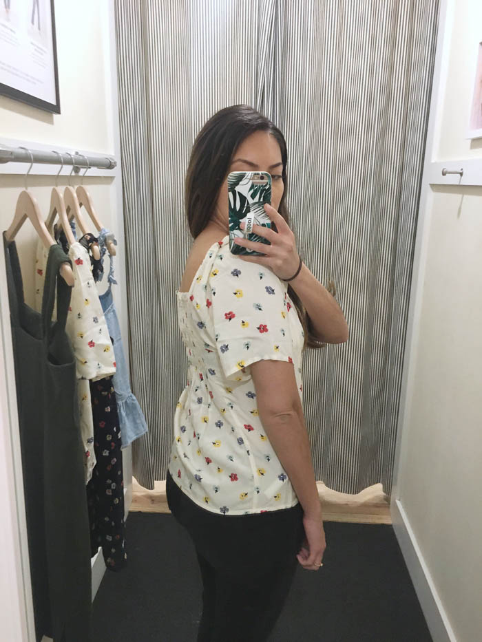 madewell floral top