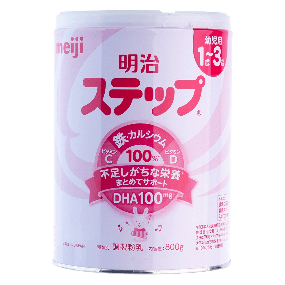 Sữa Meiji nội địa Nhật Step Milk, 1 - 3 tuổi, 800G