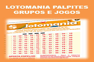 Palpites lotomania 1924 acumulada grupos e jogos desdobrados