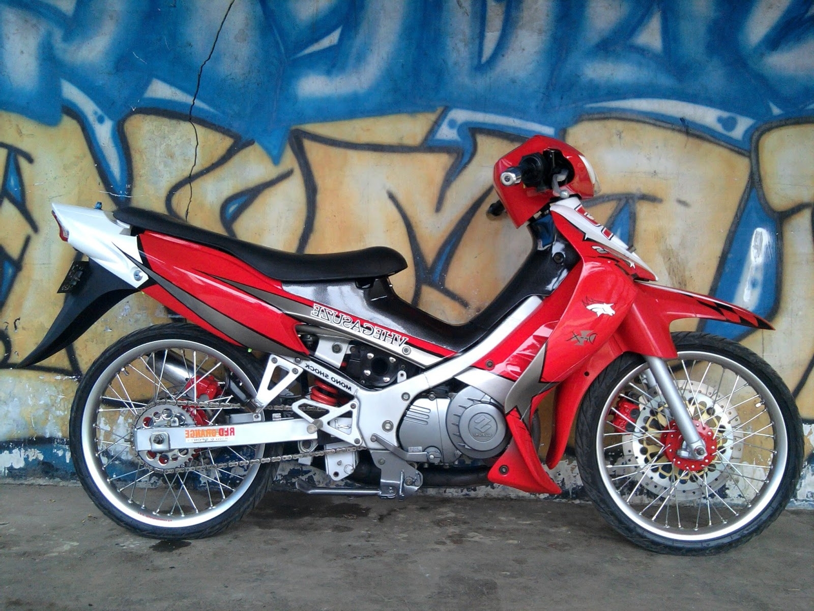 Kumpulan Foto Modifikasi Motor Suzuki Satria 120R Paling Keren