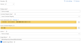 VSTS Build - Push an image