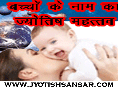 Bachho Ke Naam Ka Jyotish Mahattw