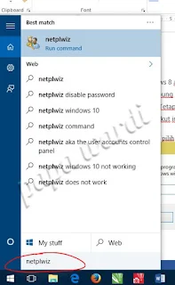 netplwiz