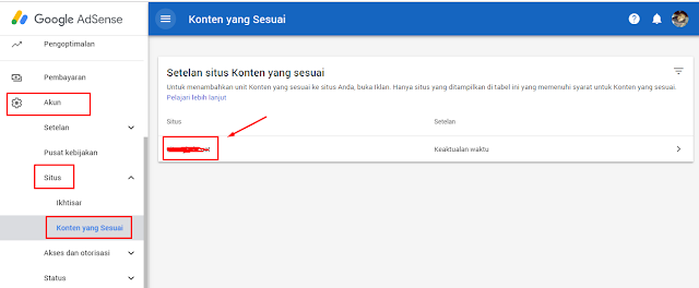 Setelan Konten yang Sesuai pada Adsense Google