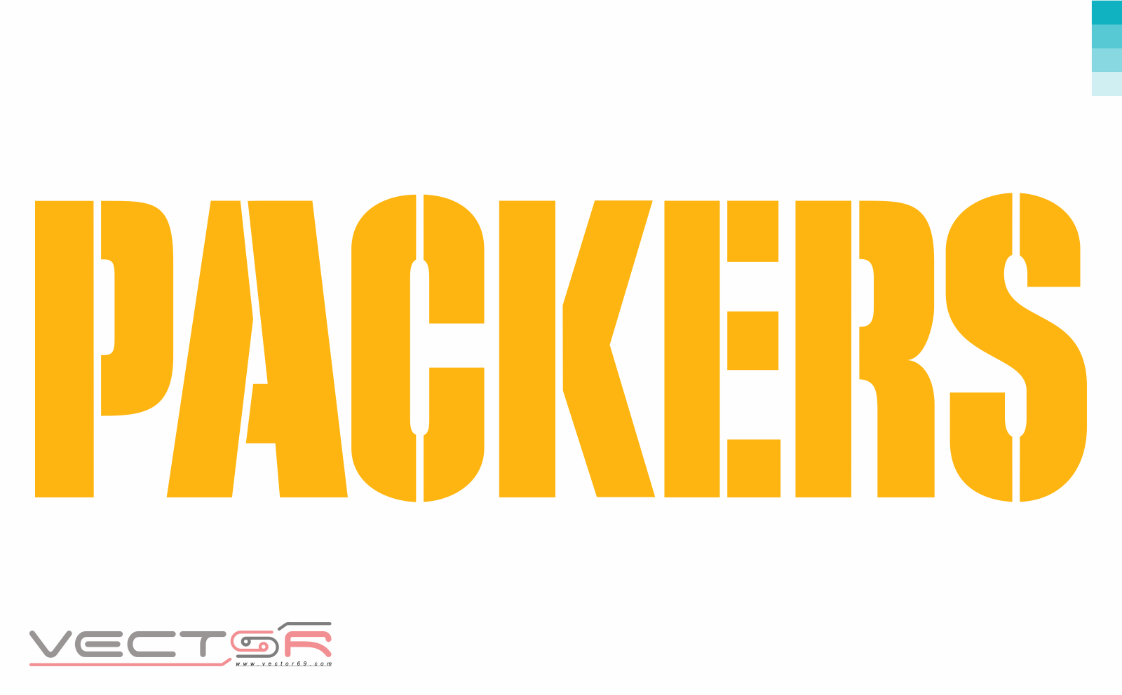 Green Bay Packers Gold Wordmark (1959) - Download Vector File SVG (Scalable Vector Graphics)