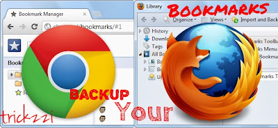 How to Take a Backup of  Bookmarks for your google chrome and firefox browsers