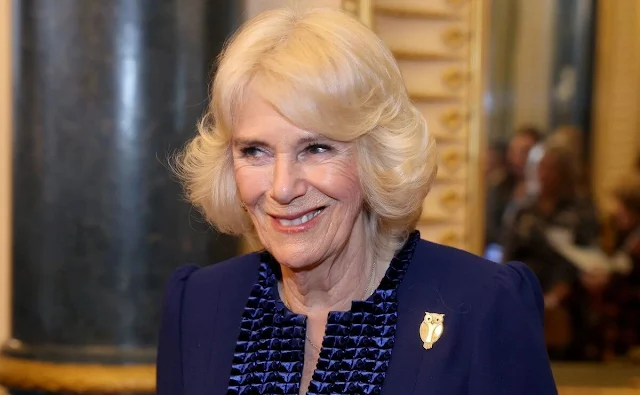 Queen Camilla hosted a reception for the BBC's 500 Words finalists