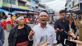 Pedagang Pasar Horas Tolak Relokasi Dari Area Kawasan Gedung Empat  