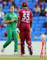 8th match of ICC Champions Trophy 2013 is between South Africa and West Indies.