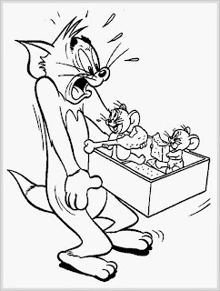 tom and jerry coloring pages