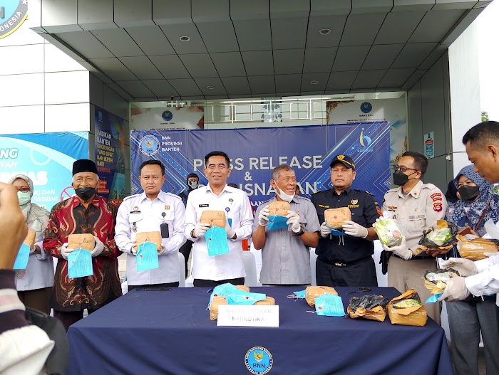 BNN Banten Musnahkan Sabu 21 Kilogram Lebih Hasil Penangkapan di Pasar Kemis
