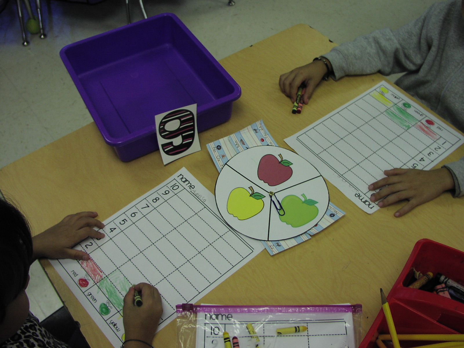 Keen On Kindergarten: Apple Themed Math Work Stations
