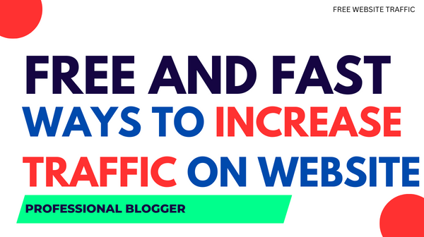 How to increase website traffic for free