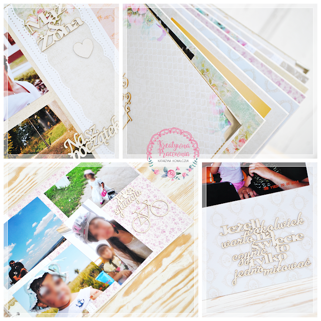 rocznica ślubu, album na zdjęcia, scrapbooking, handmade