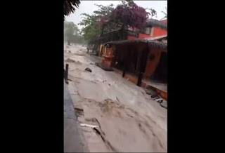 Forte chuva inunda vila de Jericoacoara; veja o vídeo!