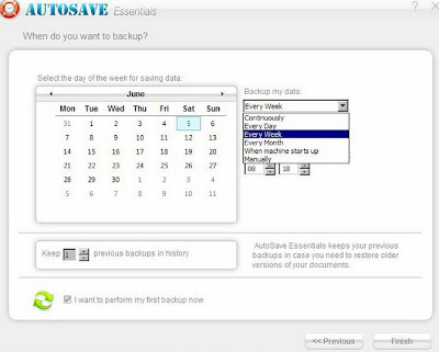 Set date to backup files