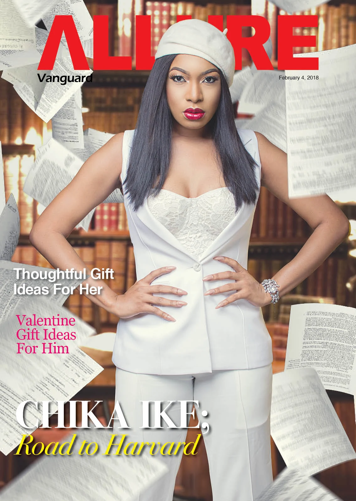 Chika Ike conquers the Harvard Dream... And shines on the Cover of Vanguard Allure