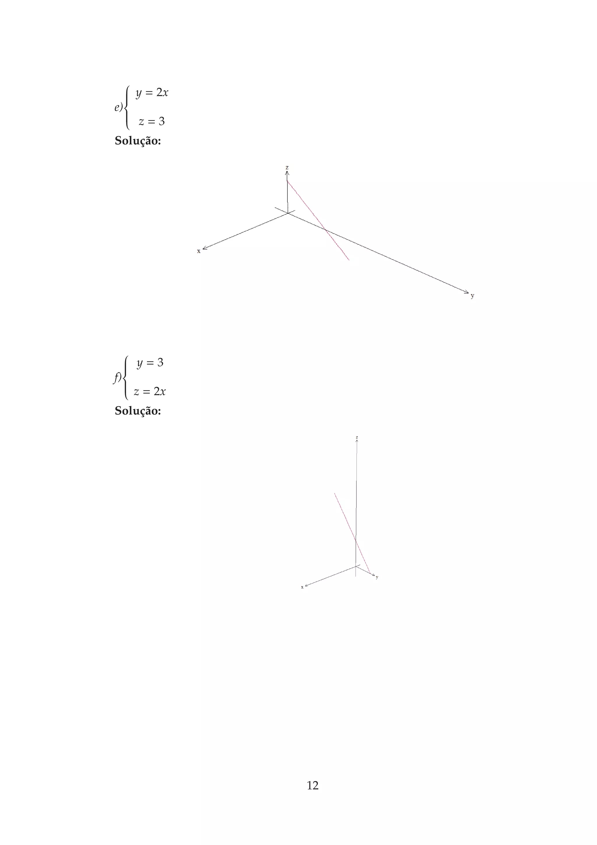 Geometria Analítica exercícios resolvidos