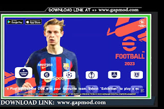 eFootball 2023 ISO PES Update Real Faces PPSSPP Barcelona Edition Graphics HD New Kits And Transfer