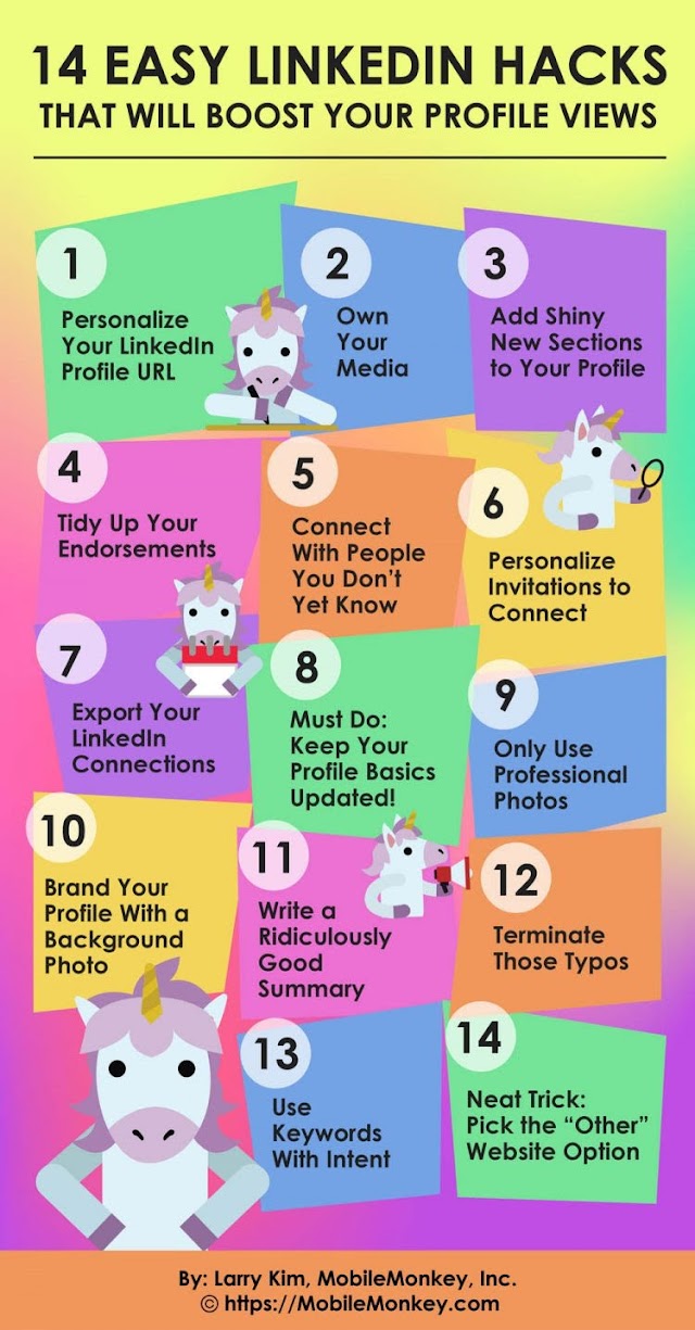 14 easy LinkedIn hacks