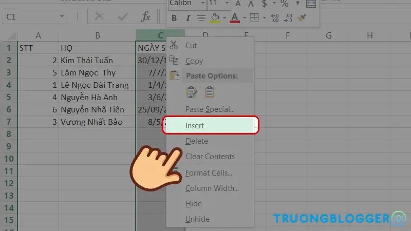 Cách sắp xếp tên theo thứ tự ABC trong Excel đơn giản