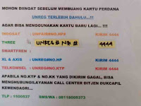 Cara Unreg Registrasi Kartu Indosat