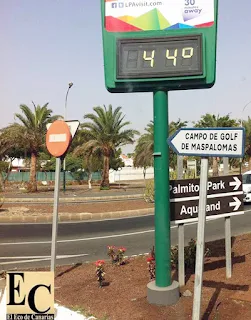 alerta máxima por calor Gran Canaria miércoles 10 agosto 