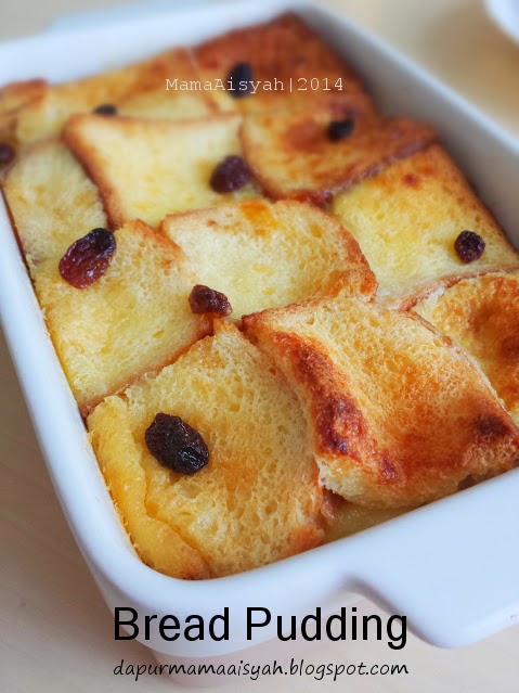 Dapur Mama Aisyah: Bread Pudding (Puding Roti Tawar)
