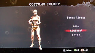 resident evil 4 costume select