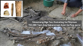 Early humans roaming east Asia more than half-a-million years ago may be appear to be clever enough to build a vessel and curiously cross an open sea to be able to reach the Philippines.   It may seem evident from the discovery in the Philippines of a rhinoceros skeleton and the stone tools probably used to carve away its meat, according researchers.    Ads    The discovery pushes back the arrival of the first homo species on the island chain ten-fold to 700,000 years ago,as reported in the journal Nature.  Earlier archaeological clues from Luzon island -- tools at one site, prehistoric animals remains at another --suggestive of the presence of primitive human species, indicating Homo-erectus and Homo floresiensis probably populated the Indonesian archipelago during the same period.  But to date, the earliest confirmed evidence of hominins -- the scientific term used to group modern and early humans -- in the Philippines came from a, 67,000-year old foot bone unearthed in the Sierra Madre Mountains.  "We had the extraordinary luck to find a nearly complete, disarticulated rhinoceros," said Thomas Ingicco, a paleoanthropologist at France's National Museum of Natural History and lead author of the study.  Analysis of the bones from the extinct species -- Rhinoceros Philippinensis -- left no doubt "that it showed ridges left by tools," Ingicco added.  Some of the cut marks were made while removing flesh, while others came from specialized tools designed to remove bone marrow.  Ingicco and his colleagues also uncovered the skeletal remains of other potentially tasty critters, including brown deer, monitor lizards, freshwater turtles and stegodons, extinct mammals combining elephant and mammoth features.  Rhino carpaccio "We know that some species of human ate this rhino," said Ingicco. "But we don't know if they killed if first, or found the carcass."  All told, the Kalinga site in northern Luzon's Cagayan Valley yielded more than 400 bones and several dozen of ancient tools, including 49 knife-like flakes and two hammers.  "This evidence pushes back the proven period of colonialization of the Philippines by hundreds of thousands of years," the authors concluded.  Several dating techniques applies to the rhino remains determined its age at between 631,000 and 777,000 years, putting it in a period known as the Pleistocene.  With no direct trace of the humans who butchered the animals, researchers could only speculate on who they were and how they got there.  It is also possible that the butchers of Kalinga had already evolved into a distinct sub-species, as likely happened to the "hobbit" of Flores, diminutive humans named for the Indonesian island where they were first found.  As for how "Kalinga Man" made it across what is today 1,000 kilometers (620 miles) of open ocean between Luzon and mainland Asia, the authors doubt they fashioned a raft or other sea-worthy vessel.   "The colonialization could have happened 'accidentally' after a tsunami ripped up the coastline and created a temporary land bridge, a rare but documented phenomenon," said Ingicco.