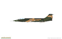 Eduard 1/48 THE ZIPPER F-104C STARFIGHTER IN VIETNAM WAR (11169) Colour Guide & Paint Conversion Chart