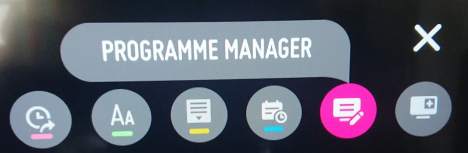 LG TV Programme Manager