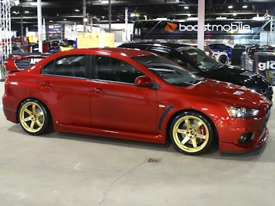 Evo X With TE37 Wheels